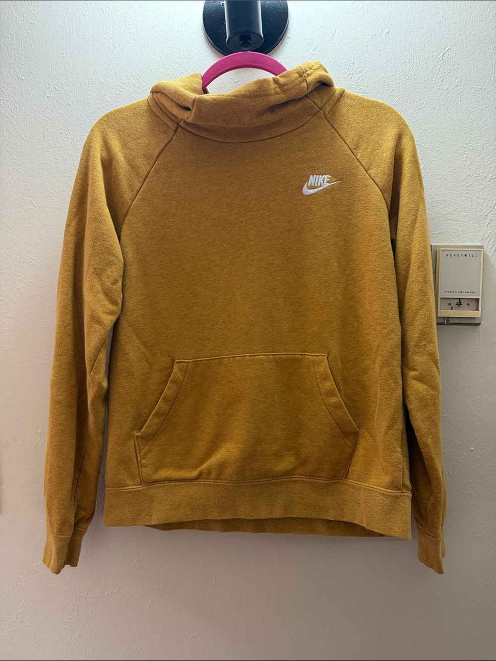 Nike Mustard Crewneck Hoodie Sweatshirt